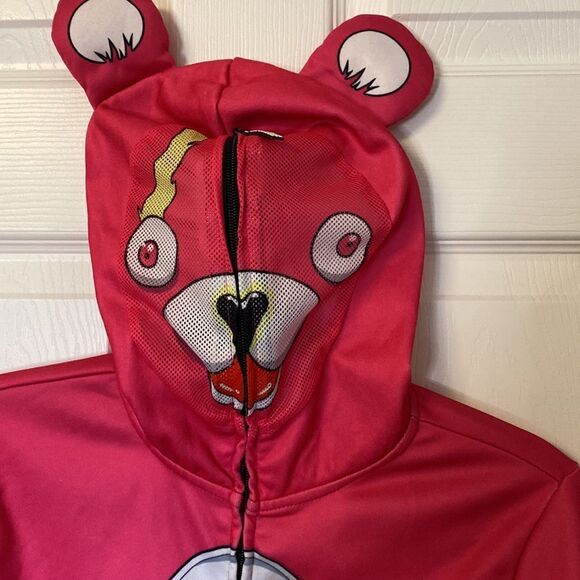 Fortnite Cuddle Team leader Zip Up- pink bear- size medium - Picture 6 of 14